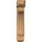 Ekena Millwork Legacy Craftsman Smooth Bracket w/ Offset Brace, Western Red Cedar, 7 1/2"W x 28"D x 40"H BKT0806X28X40LEC04SWR - alternate 4